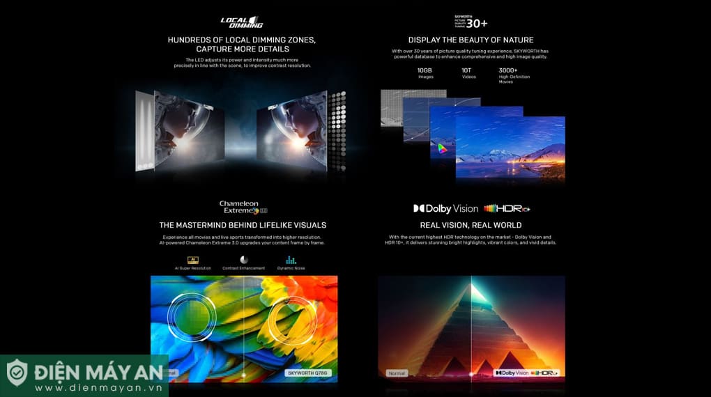 Smart Tivi QLED Coocaa 4K 100 inch 100A5D